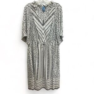 CeCe long cinch waist dress size 1X